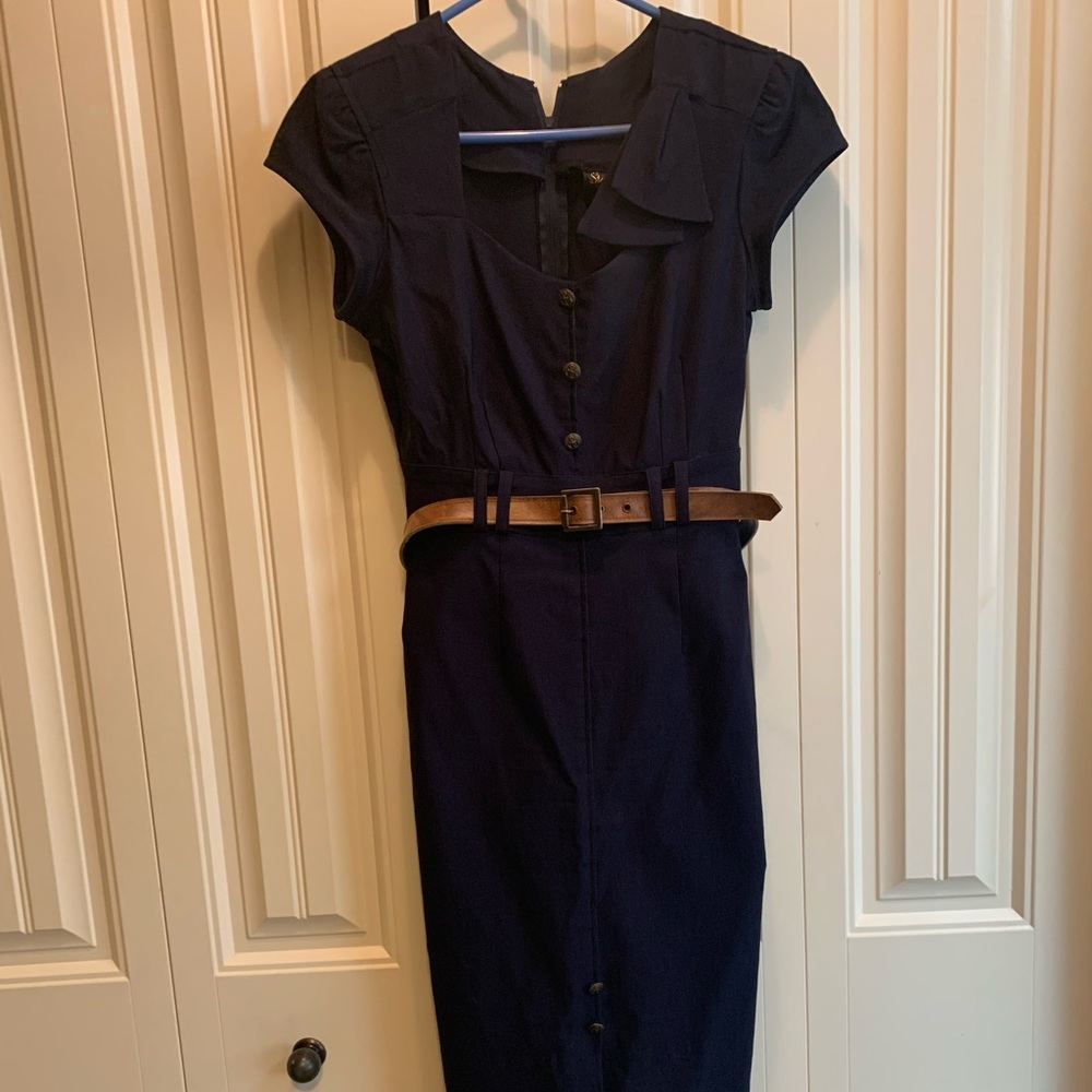 Retro sexy pin up office dress - Picture 2 of 4